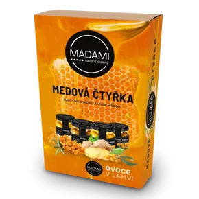 Madami Medová čtyřka 4x68 g